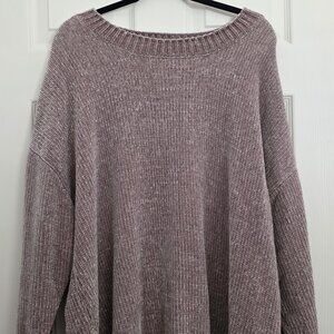 Zenana Premium Crew Neck Pull Over Sweater - Plus Size